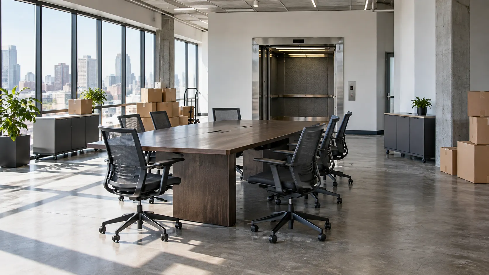 Commercial Furniture Removal related commercial clearout scene